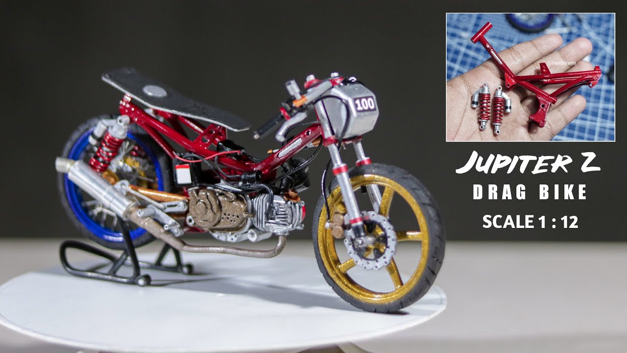 Detail Miniatur Motor Drag Race Nomer 19