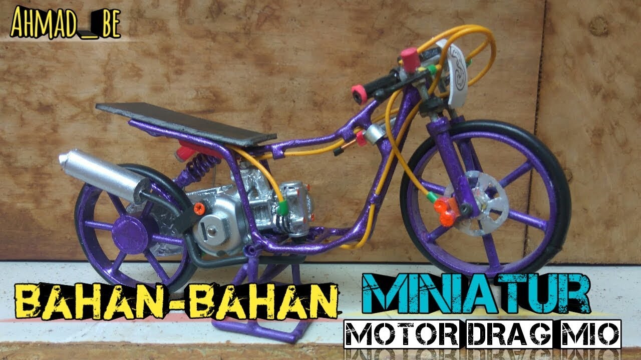 Detail Miniatur Motor Drag Race Nomer 20
