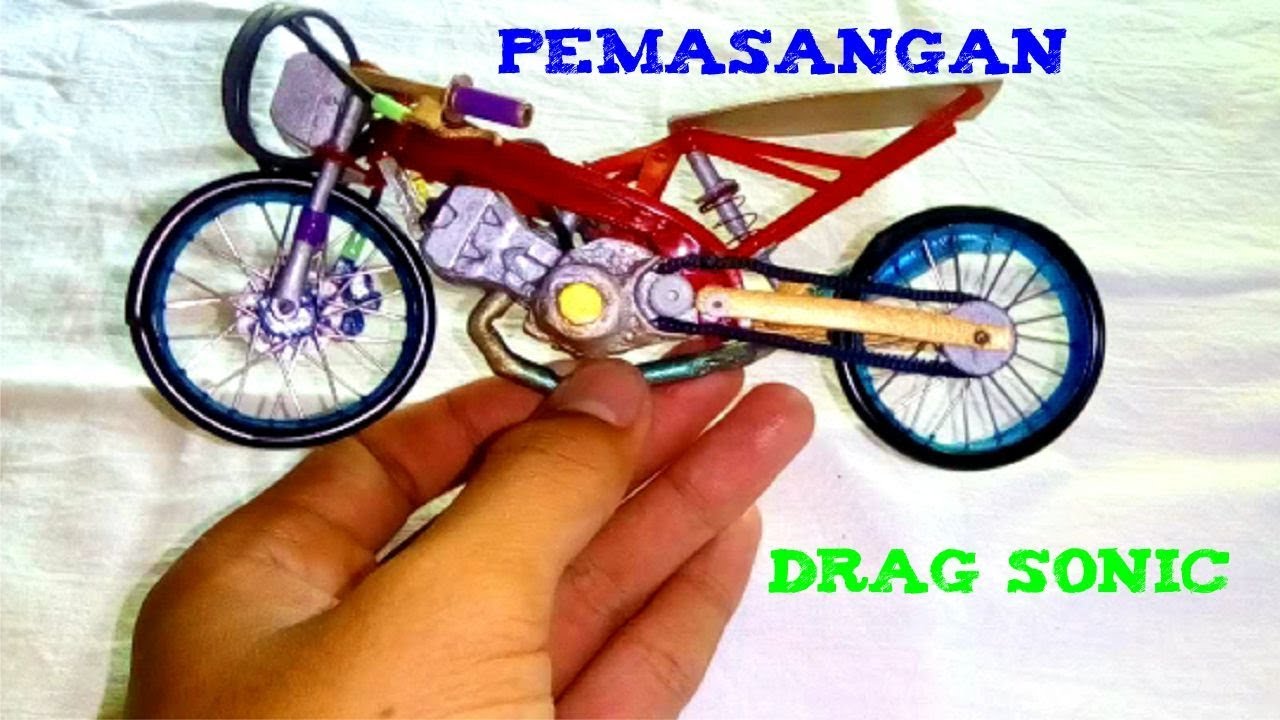 Detail Miniatur Motor Drag Race Nomer 53