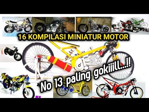 Detail Miniatur Motor Drag Race Nomer 54