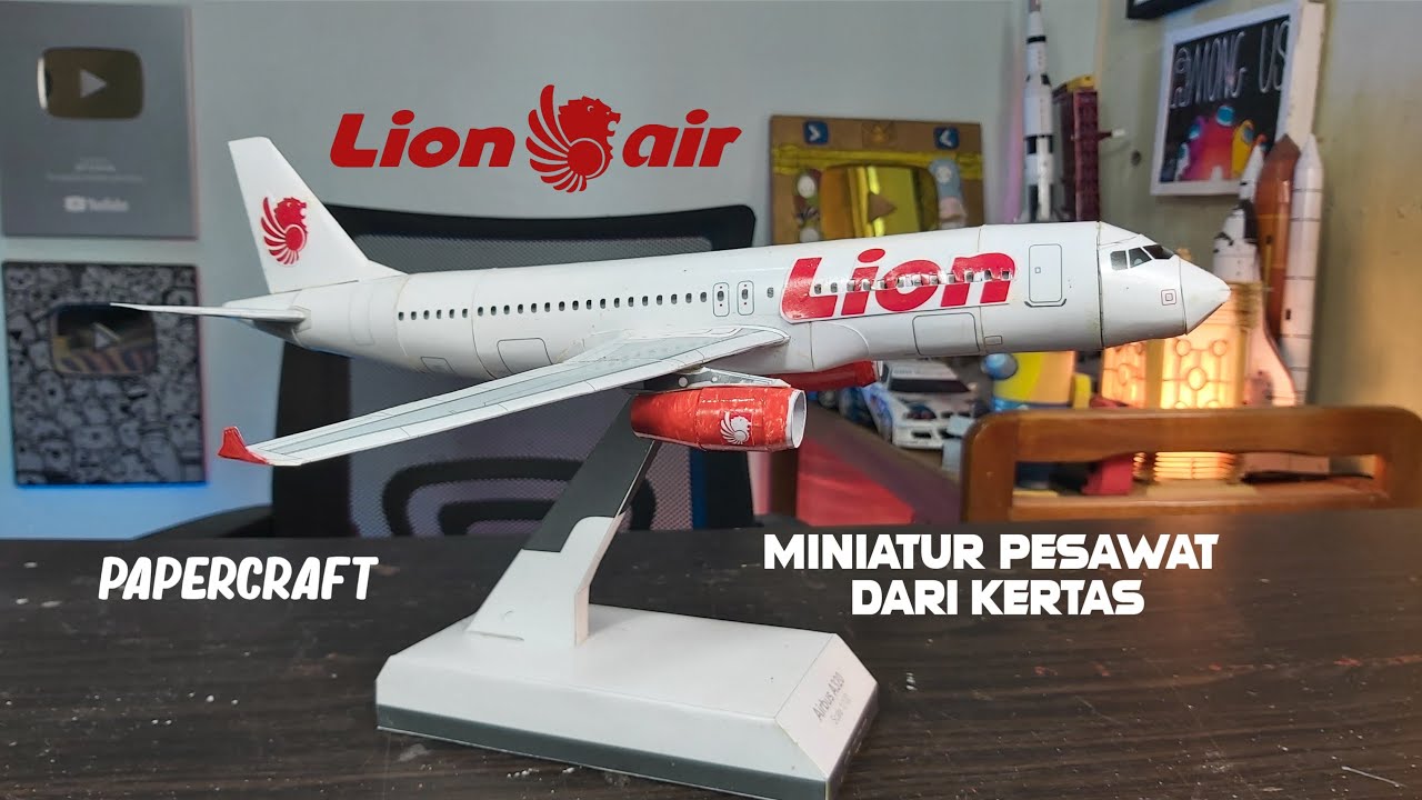 Detail Miniatur Pesawat Lion Air Nomer 35