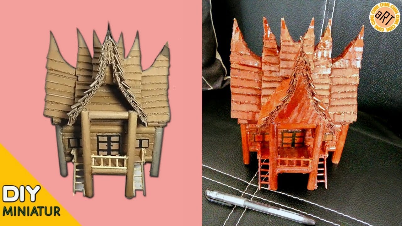 Detail Miniatur Rumah Adat Dari Kardus Nomer 16