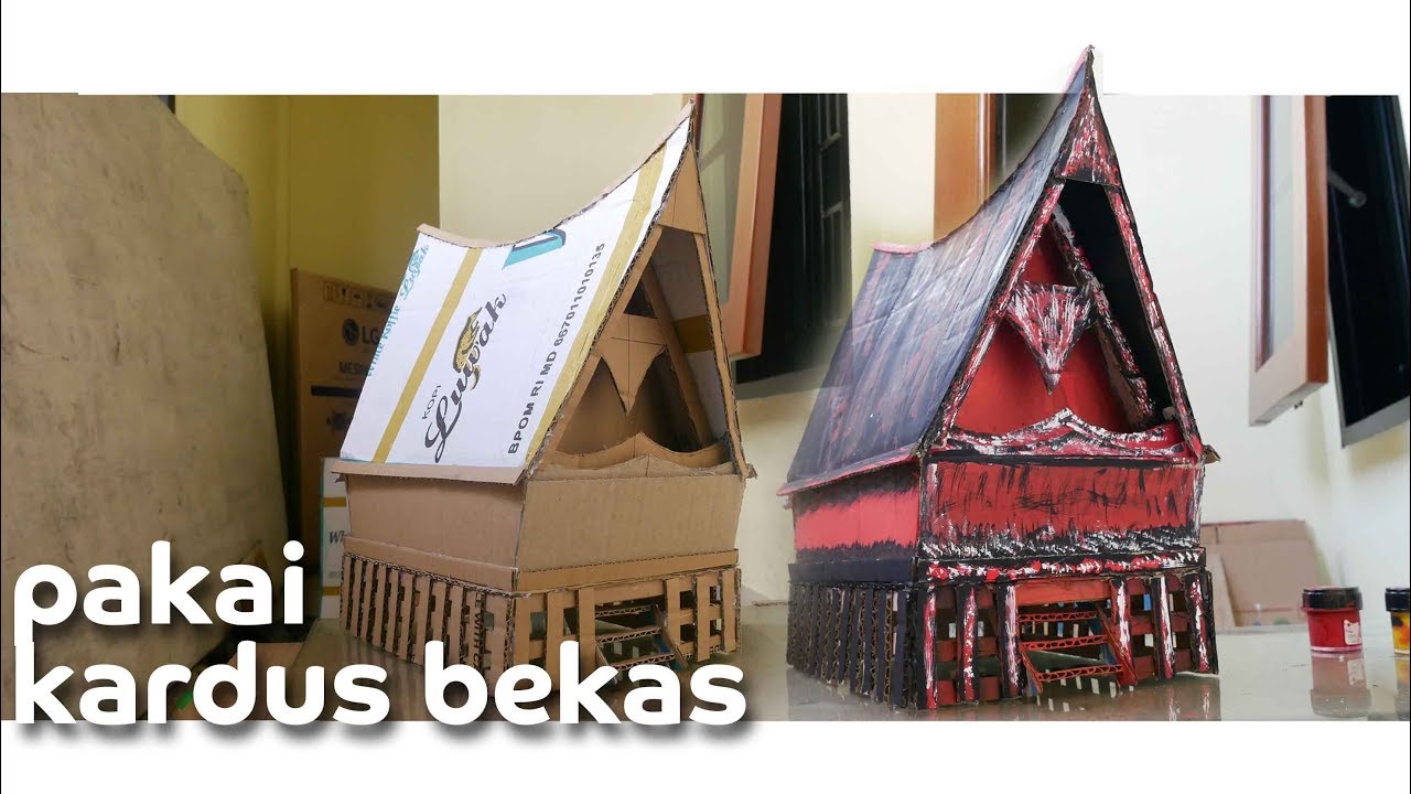 Detail Miniatur Rumah Adat Dari Kardus Nomer 3