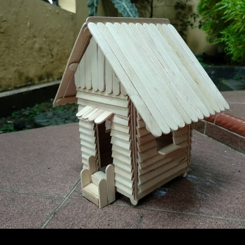 Detail Miniatur Rumah Adat Dari Stik Nomer 23