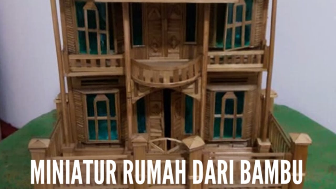 Detail Miniatur Rumah Bambu Nomer 26