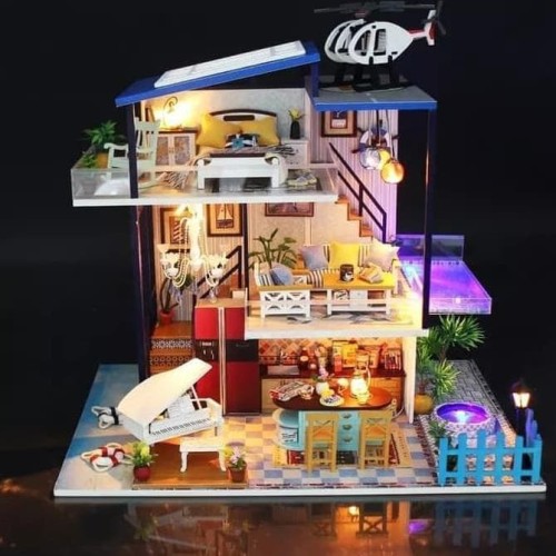 Detail Miniatur Rumah Barbie Mewah Nomer 24