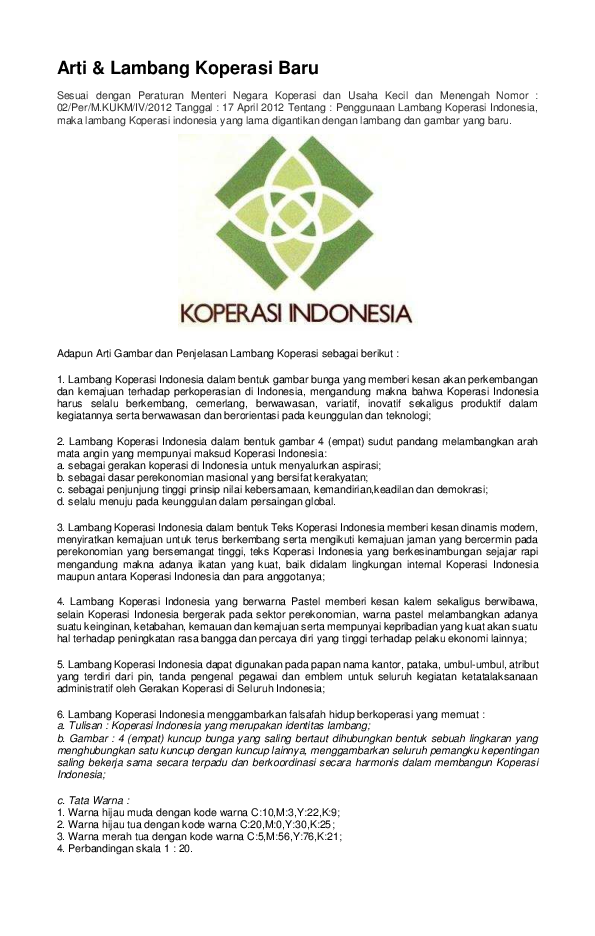 Detail Lambang Koperasi Baru Nomer 24