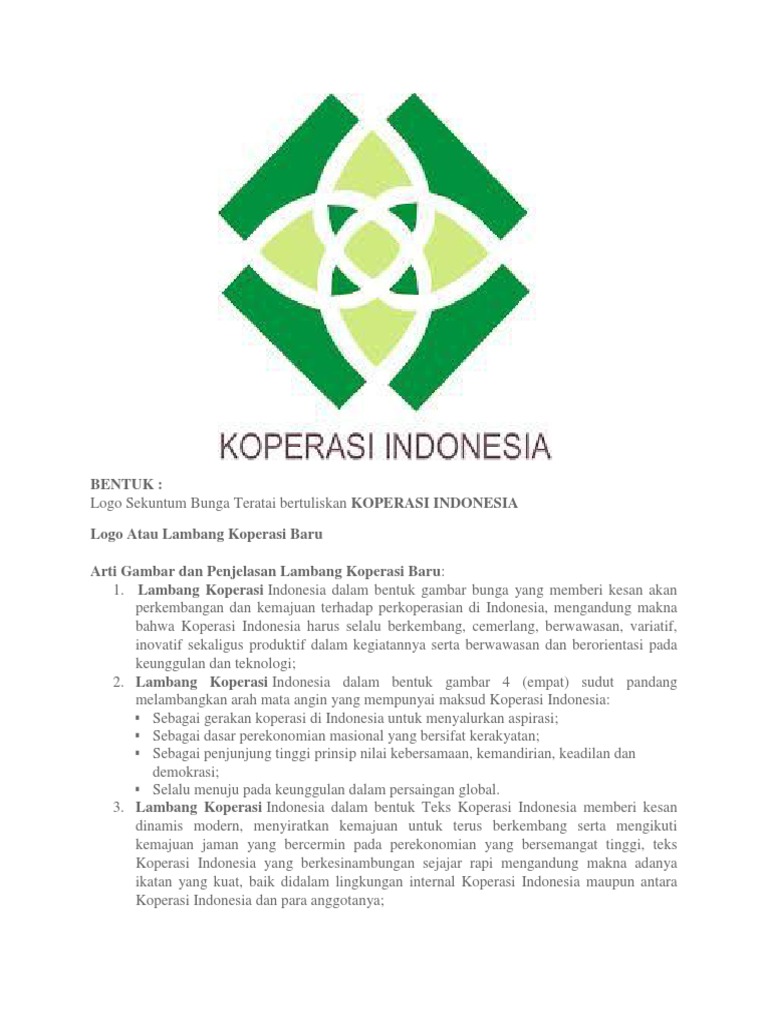 Detail Lambang Koperasi Indonesia Baru Dan Artinya Nomer 11