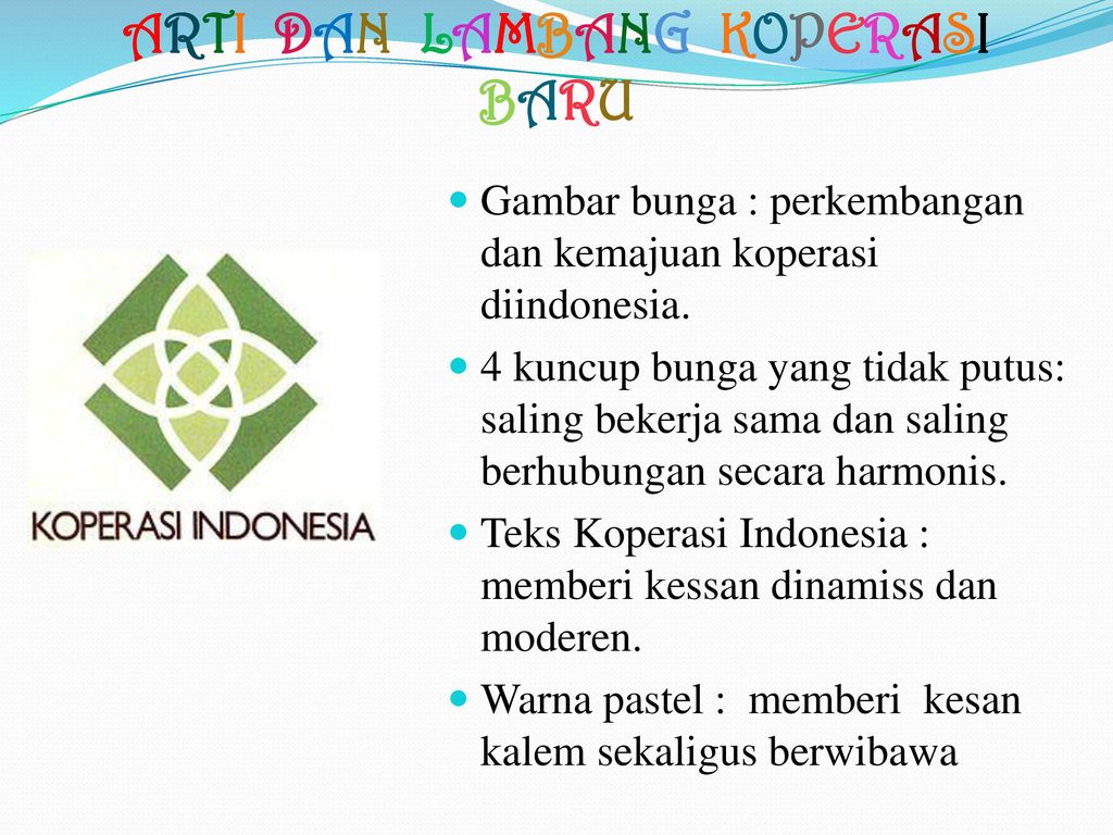 Detail Lambang Koperasi Indonesia Baru Dan Artinya Nomer 24