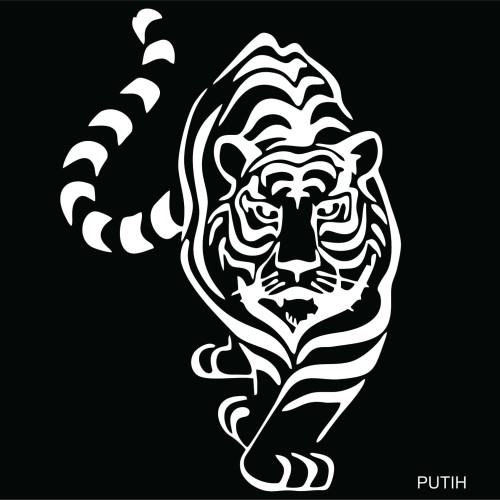 Detail Lambang Macan Putih Nomer 9