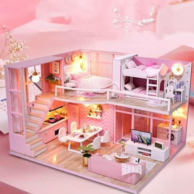 Detail Miniatur Rumah Barbie Mewah Nomer 58