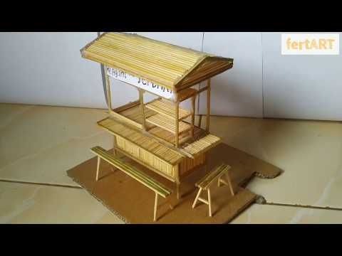 Detail Miniatur Rumah Dari Bambu Sederhana Nomer 15