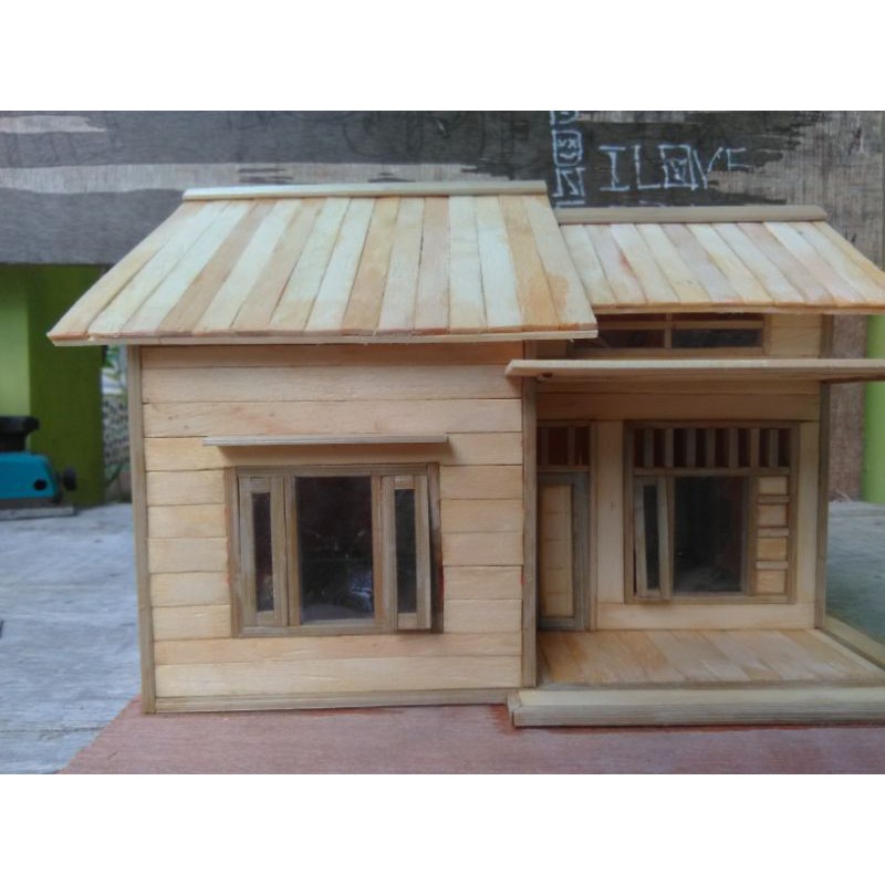 Download Miniatur Rumah Dari Bambu Sederhana Nomer 34