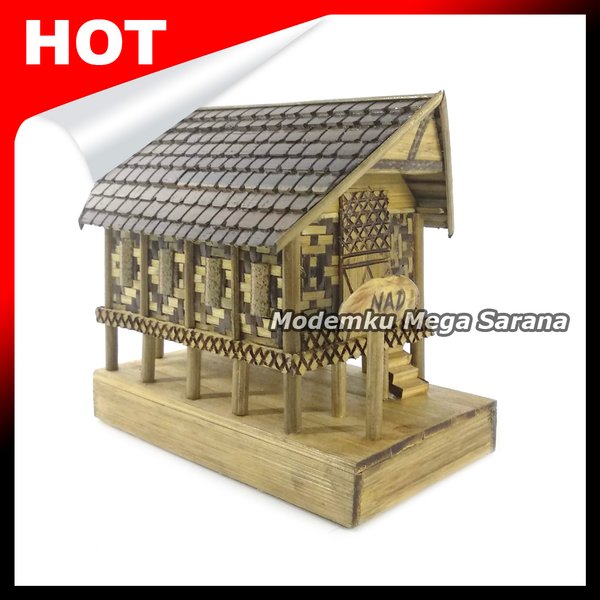 Download Miniatur Rumah Dari Bambu Sederhana Nomer 36