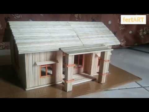 Detail Miniatur Rumah Dari Bambu Sederhana Nomer 38