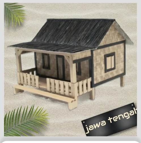 Detail Miniatur Rumah Dari Bambu Sederhana Nomer 45