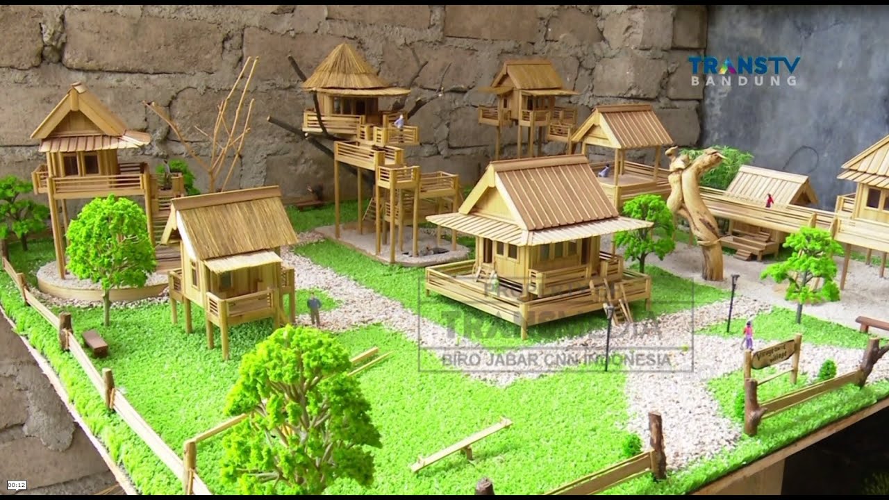 Detail Miniatur Rumah Dari Bambu Sederhana Nomer 8