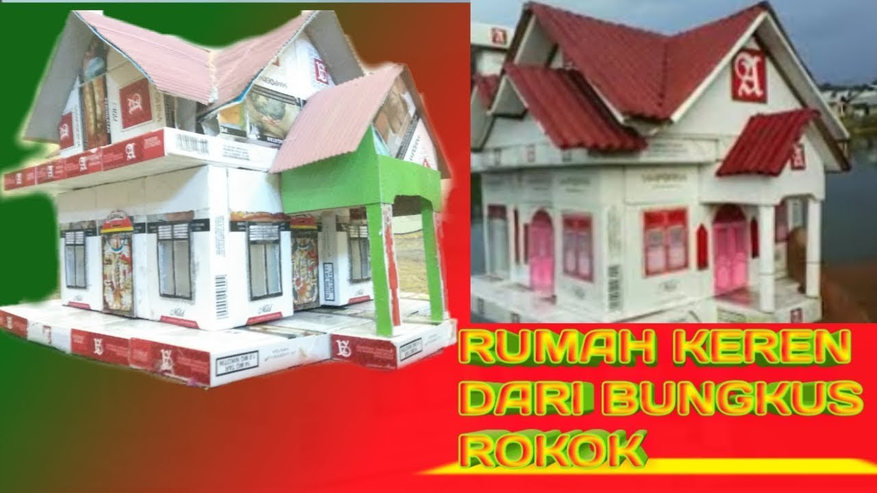 Detail Miniatur Rumah Dari Bungkus Rokok Nomer 52