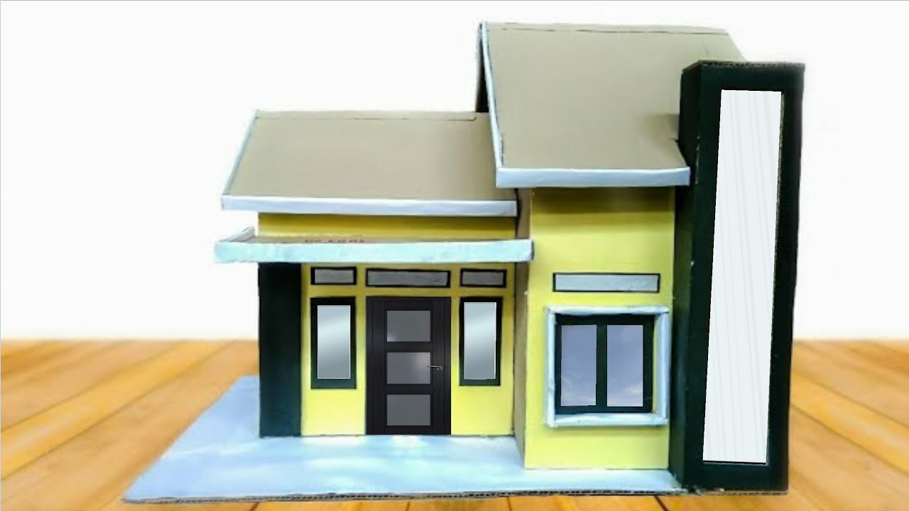 Detail Miniatur Rumah Dari Kardus Nomer 3