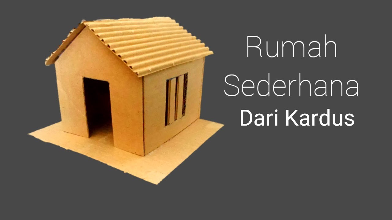 Detail Miniatur Rumah Dari Kardus Simple Nomer 4