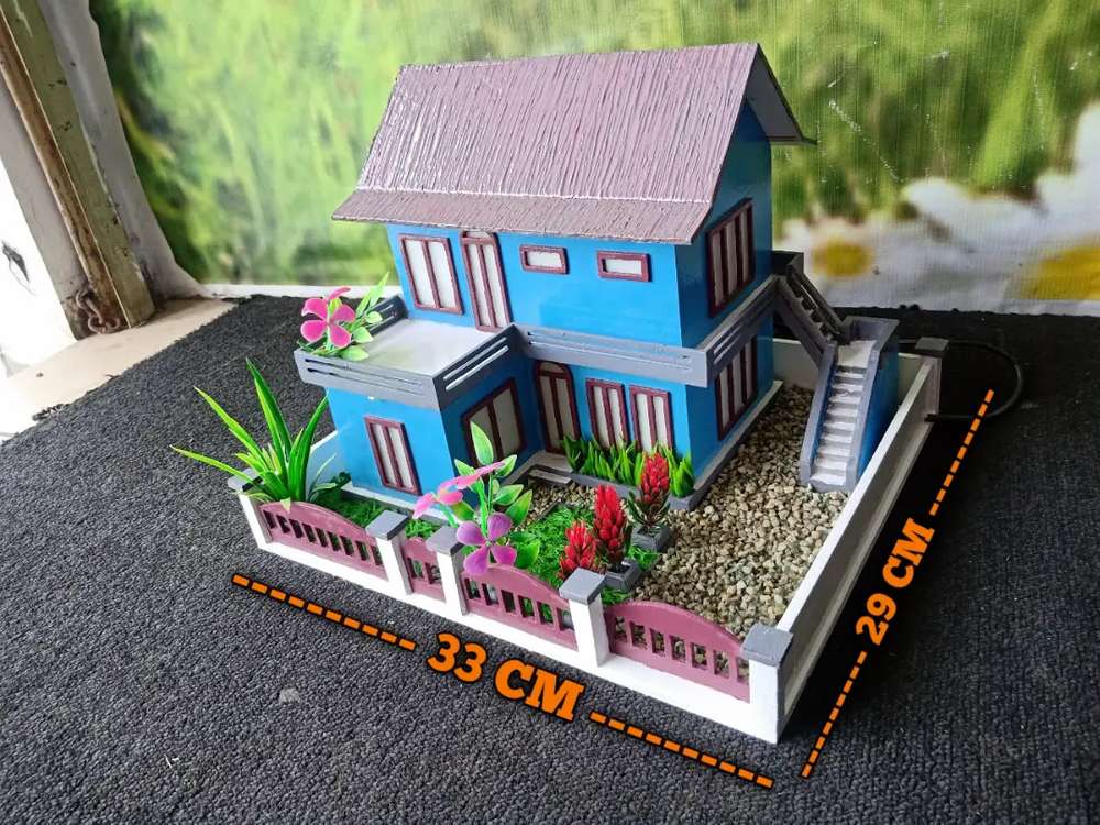 Detail Miniatur Rumah Dari Kardus Simple Nomer 55