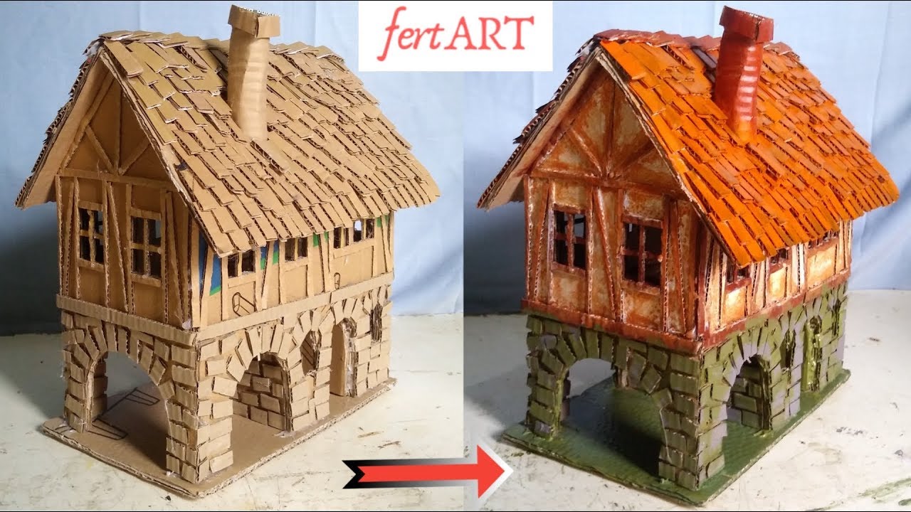 Detail Miniatur Rumah Dari Kardus Simple Nomer 58