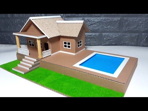 Detail Miniatur Rumah Dari Kardus Yg Mudah Nomer 11