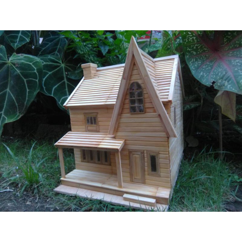 Detail Miniatur Rumah Dari Kayu Nomer 26