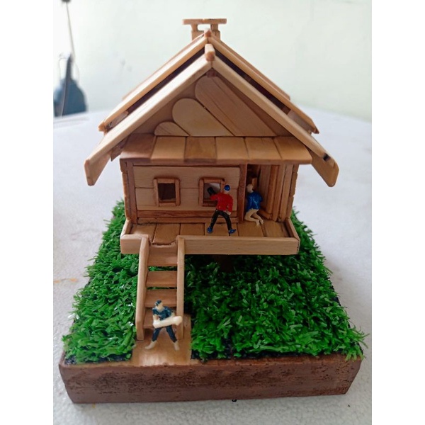 Detail Miniatur Rumah Dari Kayu Nomer 35