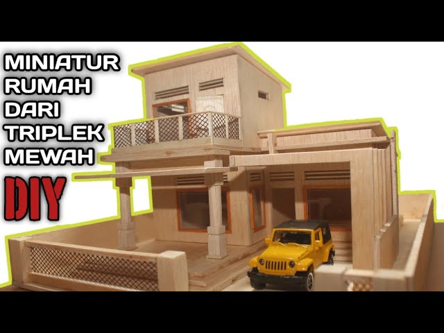 Detail Miniatur Rumah Dari Kayu Nomer 36