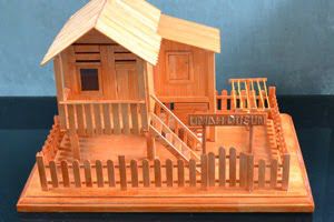Detail Miniatur Rumah Dari Stik Nomer 25