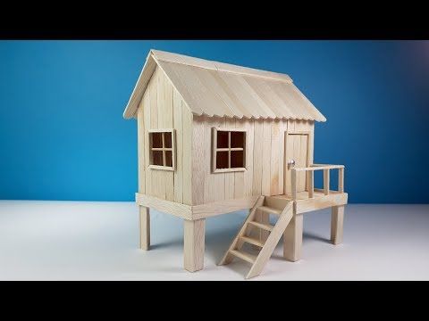 Detail Miniatur Rumah Dari Stik Nomer 10