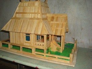 Detail Miniatur Rumah Dari Stik Es Nomer 21