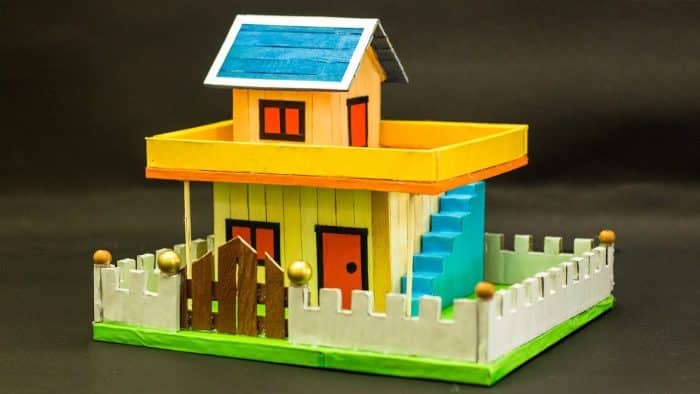 Detail Miniatur Rumah Dari Stik Es Krim Yang Mudah Nomer 48