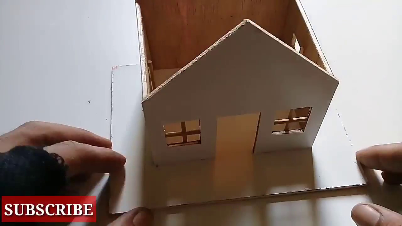 Miniatur Rumah Dari Triplek - KibrisPDR