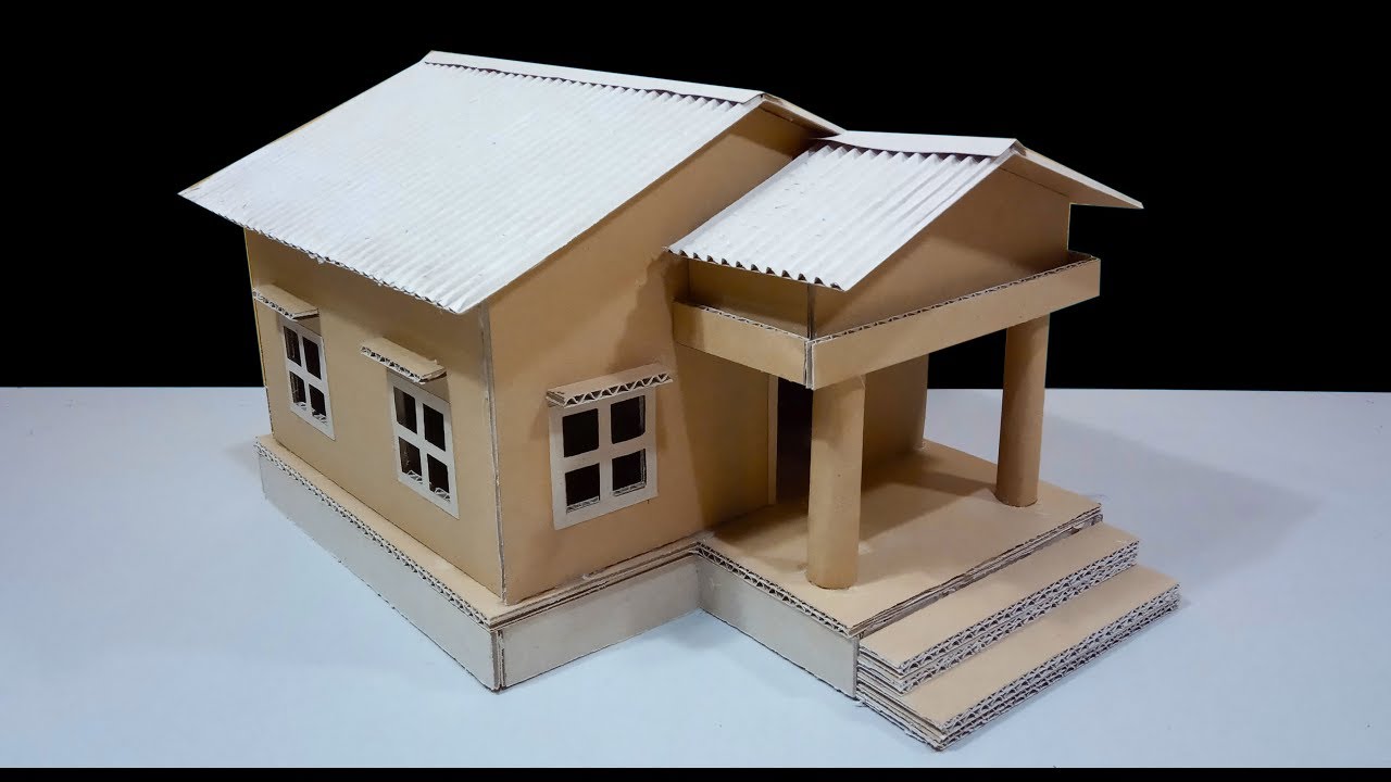 Detail Miniatur Rumah Kardus Nomer 3