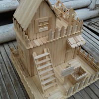 Detail Miniatur Rumah Mewah Dari Stik Es Krim Nomer 22