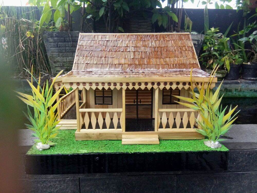 Detail Miniatur Rumah Mewah Dari Stik Es Krim Nomer 34