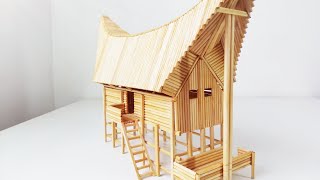 Detail Miniatur Rumah Minang Nomer 27