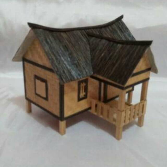 Detail Miniatur Rumah Minang Nomer 6