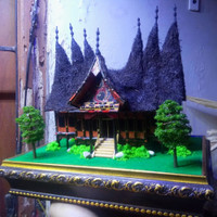 Detail Miniatur Rumah Minang Nomer 50