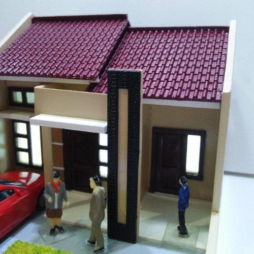 Detail Miniatur Rumah Minimalis Nomer 17