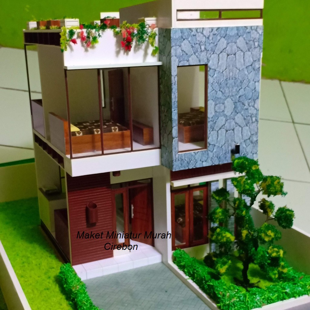 Detail Miniatur Rumah Minimalis 2 Lantai Nomer 3