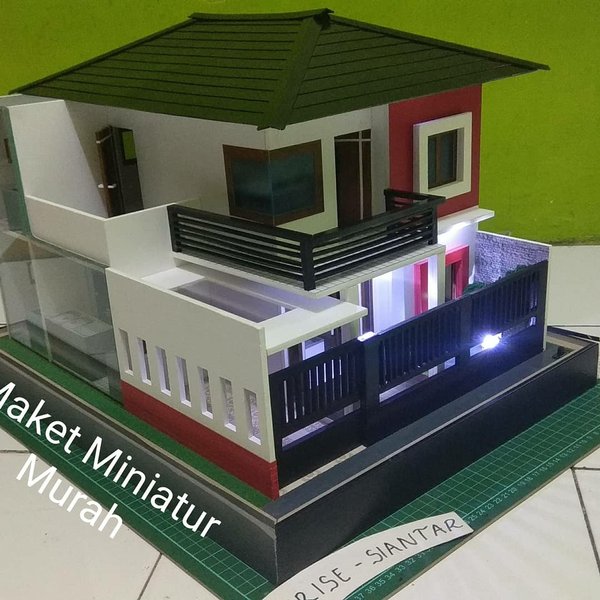 Detail Miniatur Rumah Minimalis Nomer 26