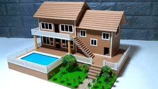 Detail Miniatur Rumah Minimalis Dari Kardus Nomer 17