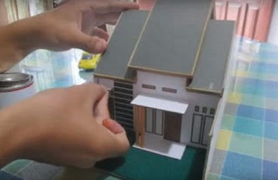 Detail Miniatur Rumah Minimalis Dari Kardus Nomer 29