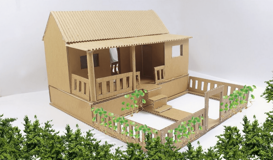 Detail Miniatur Rumah Minimalis Dari Kardus Nomer 33