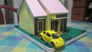 Detail Miniatur Rumah Minimalis Dari Kardus Nomer 47