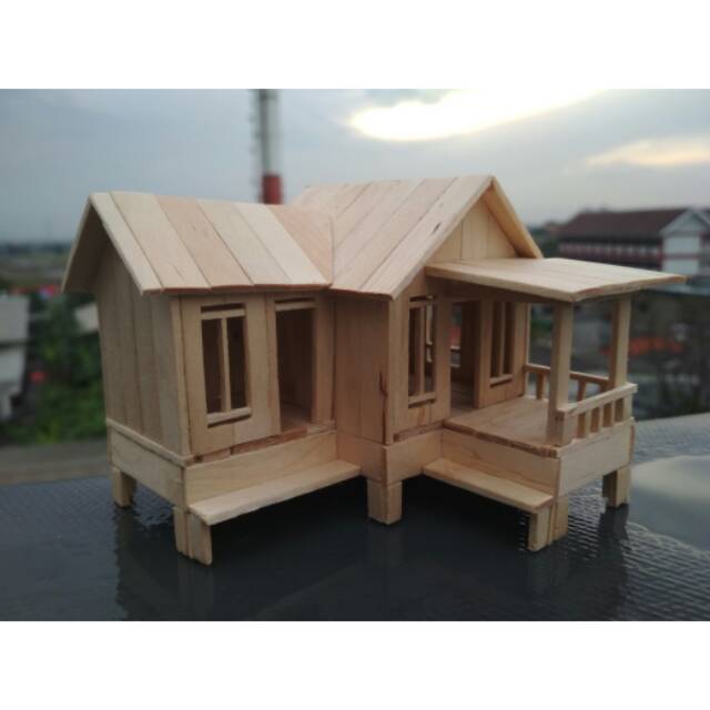 Detail Miniatur Rumah Panggung Nomer 2