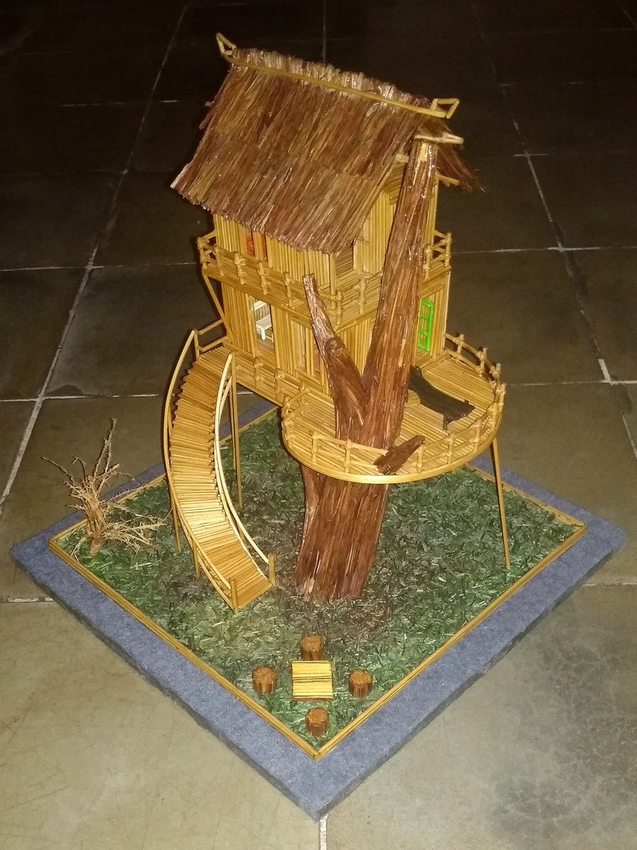 Detail Miniatur Rumah Pohon Dari Bambu Nomer 16